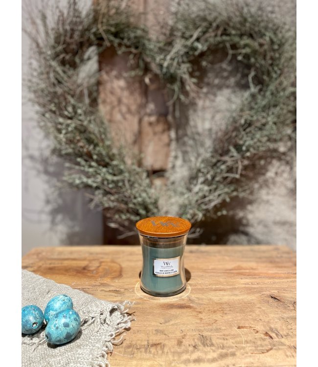 Woodwick  Mint Leaves Mini candle