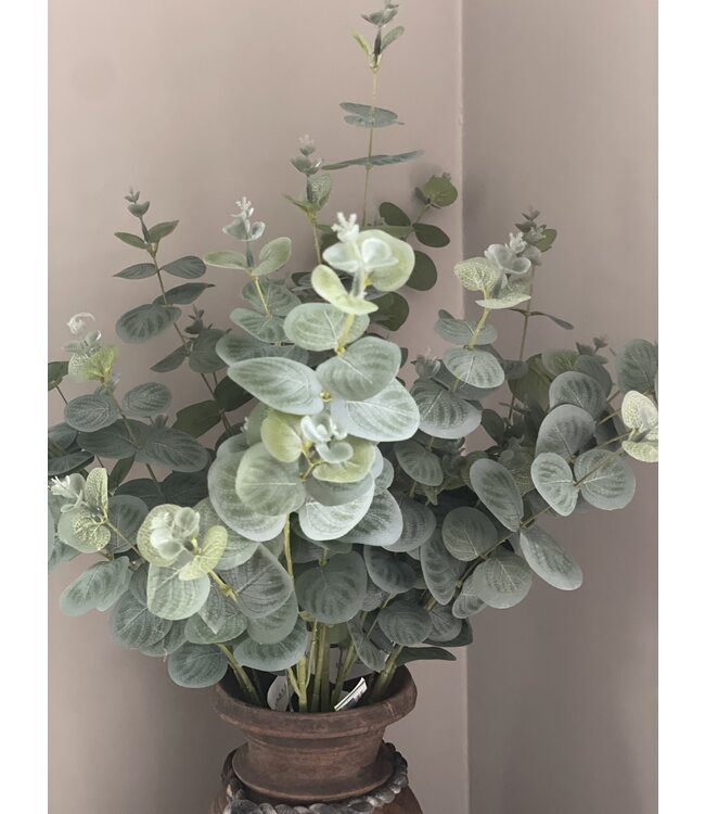 Kunsttak Eucalyptus groen-grijs 75cm