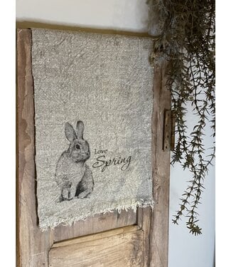 Shabby doekje "Love Spring"