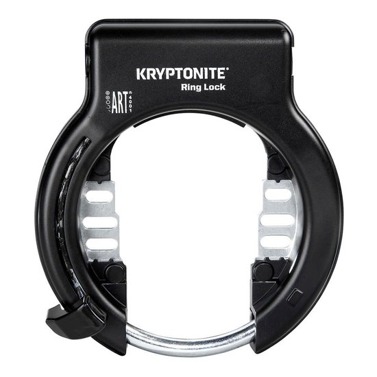 KRYPTONITE KRYPTONITE Ring Lock with plug in capability - Non Retractable Sold Secure Silver