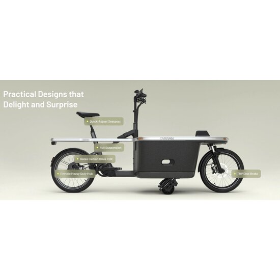 TARRAN Tarran T1 Pro - Smart E-Cargo Bike