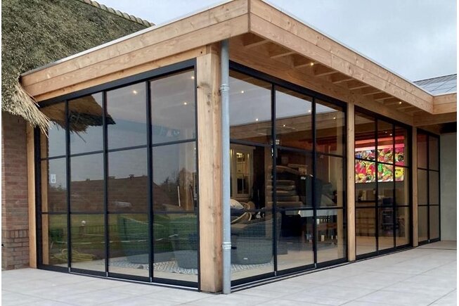 Steellook profielen type B (per glaspaneel)