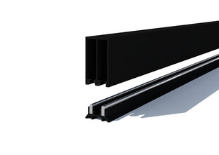 Railset boven en onderrail Railset boven en onderrail