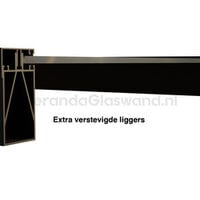 Aluminium overkapping antraciet 607cm x 250cm met Polycarbonaat IQ Relax dak Aluminium overkapping antraciet 607cm x 250cm met Polycarbonaat IQ Relax dak