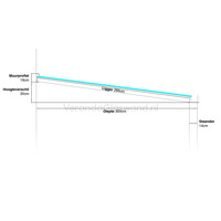 Aluminium overkapping antraciet 707cm x 300cm met Polycarbonaat dak Aluminium overkapping antraciet 707cm x 300cm met Polycarbonaat dak