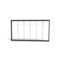 6 rail zwart 98cm tot 573cm  - Copy (testproduct)