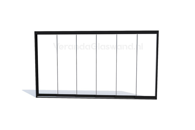6 rail zwart 98cm tot 573cm  - Copy (testproduct)