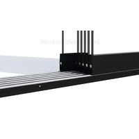 6 rail zwart 98cm tot 573cm  - Copy (testproduct)