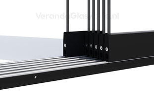 6 rail zwart 98cm tot 573cm  - Copy (testproduct)