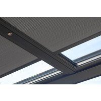 Zonwering elektrisch overkapping 4 meter breed