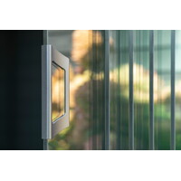 Handgreep aluminium voor glazen schuifwand