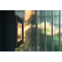 Handgreep aluminium voor glazen schuifwand