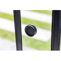 RVS handgreep voor glazen schuifwand zwart