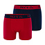 Phil & Co Phil & Co 2-Pack Boxer Shorts Men Basic Red