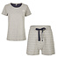 By Louise By Louise Women's Pajama Sets Gray Shortama + Top