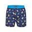 Happy Shorts Happy Shorts Wijde Kerst Boxershort Heren Ginderbread Men Blauw