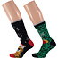 Apollo Apollo 2-Pack Funny Ladies Christmas Socks Panther