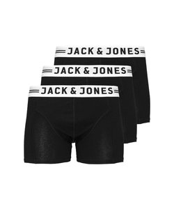 Jack & Jones Junior Boxer Shorts Boys SENSE 3-Pack Black