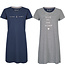 By Louise By Louise Nightdress Women Set Short Sleeves Cotton Blue / Striped