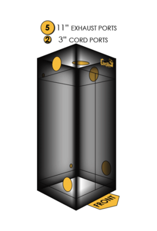 Gorilla Gorilla Growbox 60x75x210 cm Gorilla Gorilla Growbox 60x75x210 cm