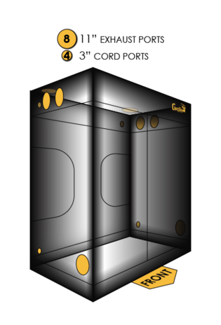 Gorilla Gorilla Growbox GGT55 152x274x210 cm Gorilla Gorilla Growbox GGT55 152x274x210 cm