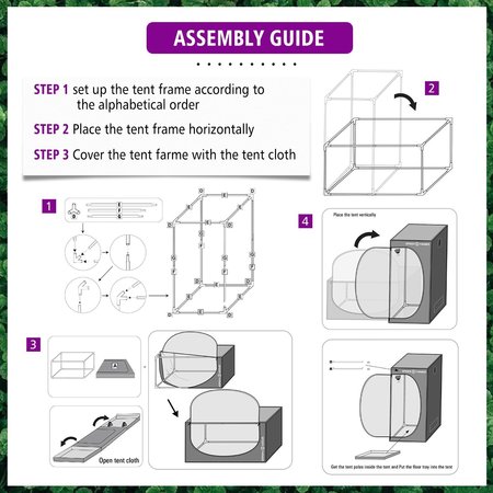 Spider Farmer Spider Farmer Growbox 60x60x140cm Spider Farmer Spider Farmer Growbox 60x60x140cm
