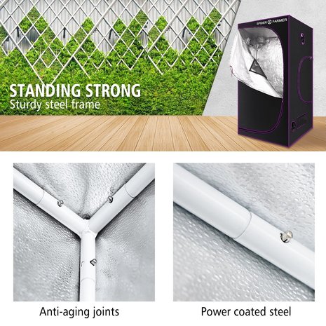 Spider Farmer Spider Farmer Growbox 120x120x200cm Spider Farmer Spider Farmer Growbox 120x120x200cm