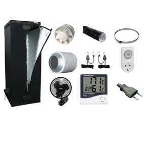 Komplettes 60x60 Growzeltset zum selbst zusammenstellen Komplettes 60x60 Growzeltset zum selbst zusammenstellen