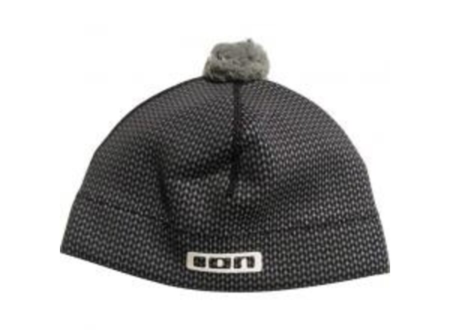 Neopreen Bommel Beanie Zwart