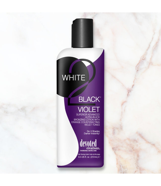 Devoted Creations White 2 bronze - violet zonnebankcrème