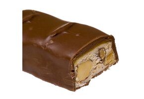 Eiwitrijke Chocolade Karamel Pinda Reep Proslank 7 stuks