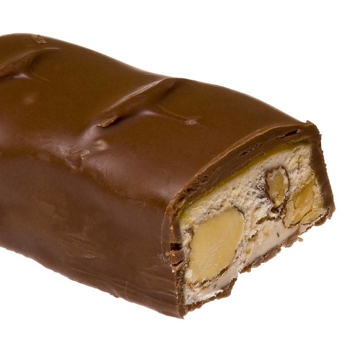 Eiwitrijke Chocolade Karamel Pinda  Reep Proslank 7 stuks