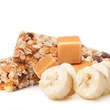 Suikerarme Reep Crispy Bananen Karamel Proslank 7 stuks