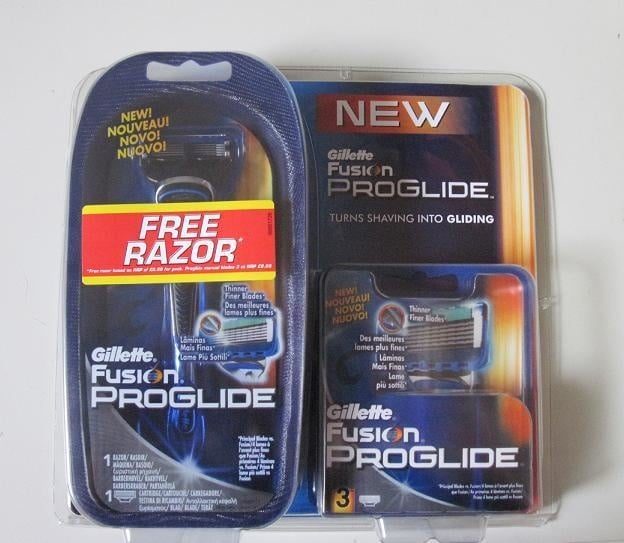 Voordeeldrogisterij Gillette Fusion ProGlide systeem + 4 scheermesjes aanbieding