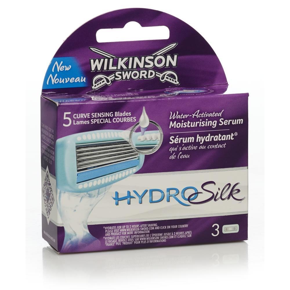 Voordeeldrogisterij Wilkinson Sword Hydro Silk Scheermesjes 3 stuks aanbieding