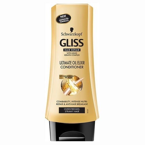 Voordeeldrogisterij Schwarzkopf Gliss Kur Hair Repair Ultimate Oil Elixer conditioner aanbieding