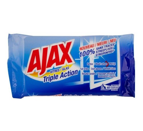 Ajax schoonmaak Ajax Ruitenwasdoekjes 20 stuks