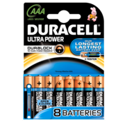 Duracell Duracell AAA Alkaline Batterijen Ultra Power - 8 Stuks