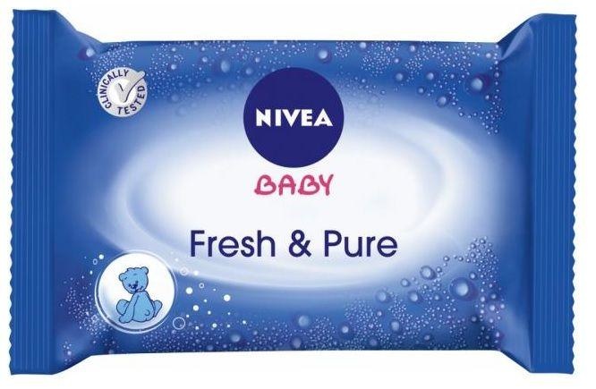 Voordeeldrogisterij Nivea Babydoekjes - Fresh & Pure 63 Stuks aanbieding