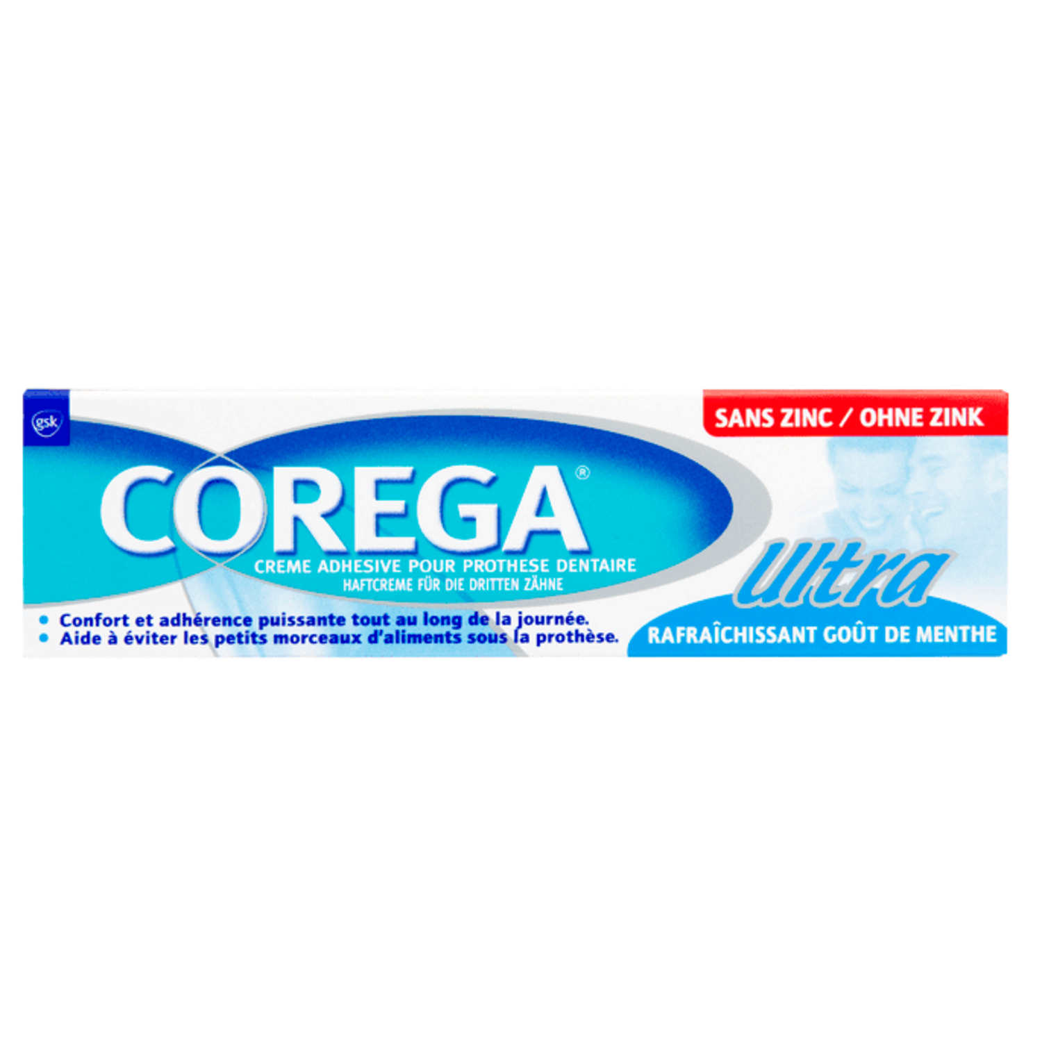 voelen saai zacht Corega - Kleefpasta Ultra 40gr - Voordeeldrogisterij