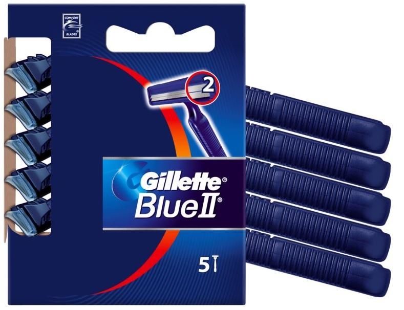 Voordeeldrogisterij Gillette Blue II Wegwerp Scheermesjes - 5 stuks aanbieding