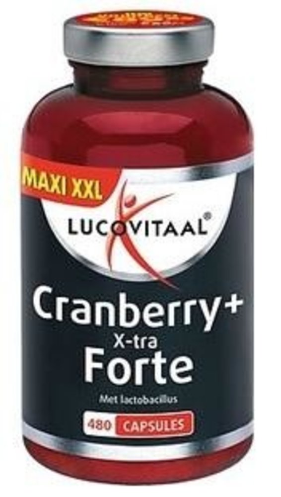 Lucovitaal Cranberry+ Xtra Forte 480 Capsules Voordeeldrogisterij