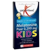 Lucovitaal Lucovitaal - Melatonine Kids Puur 0,299 mg - tutti-frutti smaak - 30 stuks