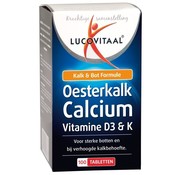 Lucovitaal Lucovitaal Supplement Oesterkalk Calcium - 100 Tabletten
