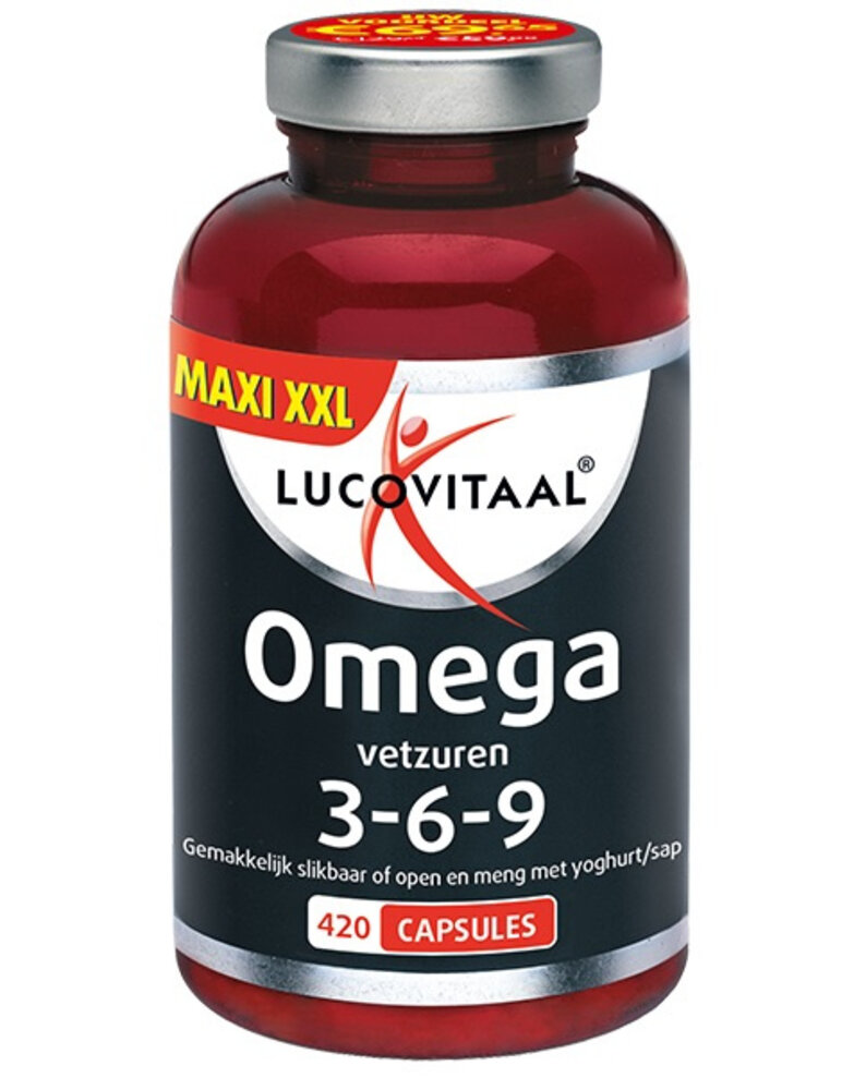Lucovitaal Omega 369 complex XForte Supplement 420 Capsules
