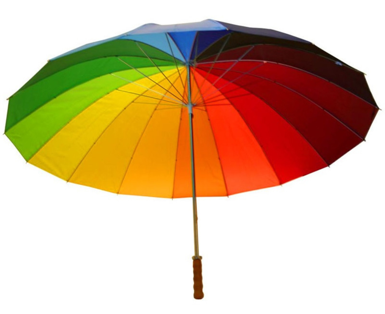 Hangen doden aluminium Benson Regenboog Paraplu - Voordeeldrogisterij