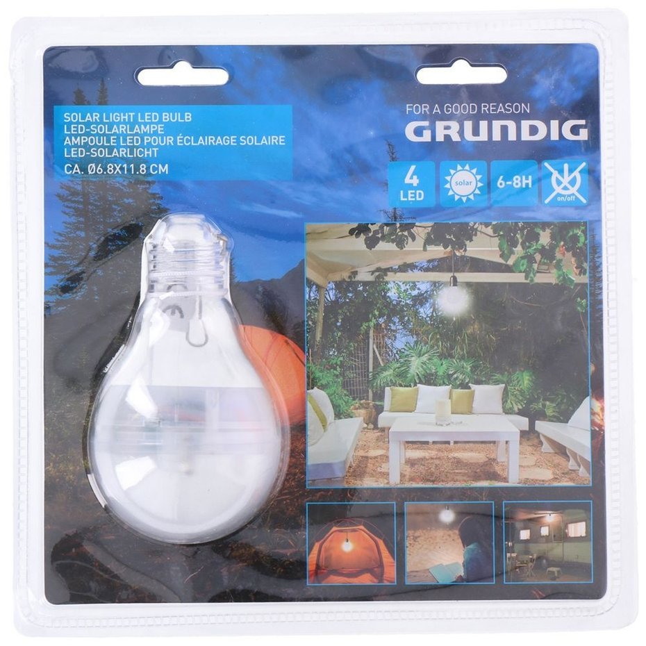 Grundig Solarlamp 4 LED Voordeeldrogisterij