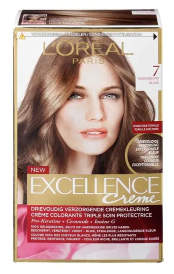 L Oreal Haarverf Excellence Creme 7 Middenblond