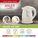Adler Adler Waterkoker - 1,0 L- AD 08 Adler Adler Waterkoker - 1,0 L- AD 08