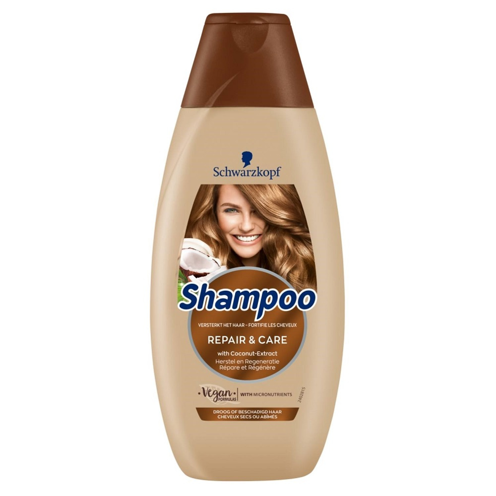 Voordeeldrogisterij Schwarzkopf Shampoo Repair + Care - 400 ml aanbieding